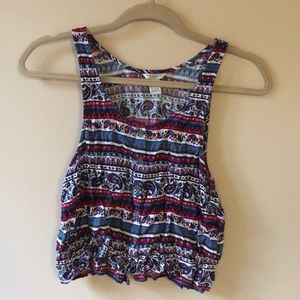 Boho Paisley Crop Top | Forever 21 | Small